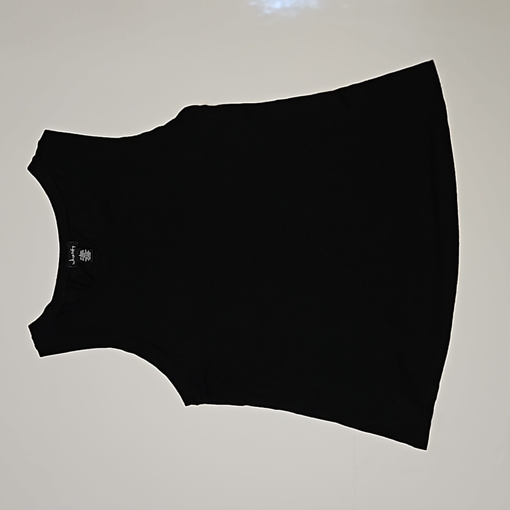 Women's large Justify black rayon blend tank
